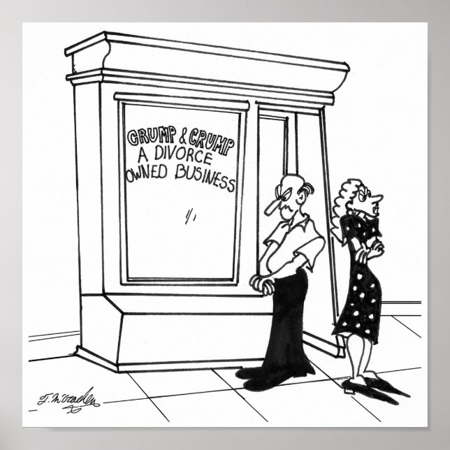 Poster Divorce Cartoon 2458 (Frente)
