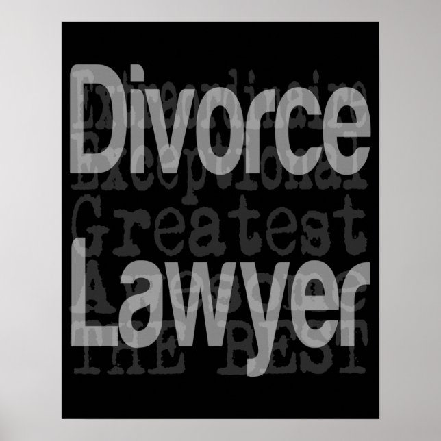Póster Divorciar Advogado Extraordinário (Frente)
