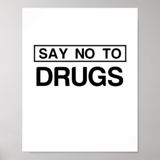 POSTER DIZER NÃO ÀS DROGAS