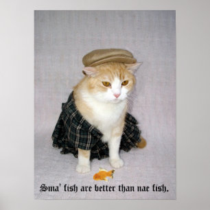 Póster Dizer velho da dobra do Scottish