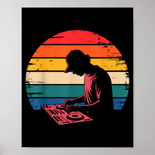 Poster Dj Divertido Arte Homens Mulheres Produtor Musical
