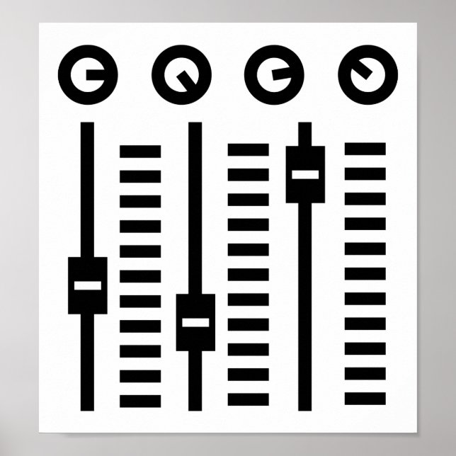 Póster DJ Turntable (Frente)