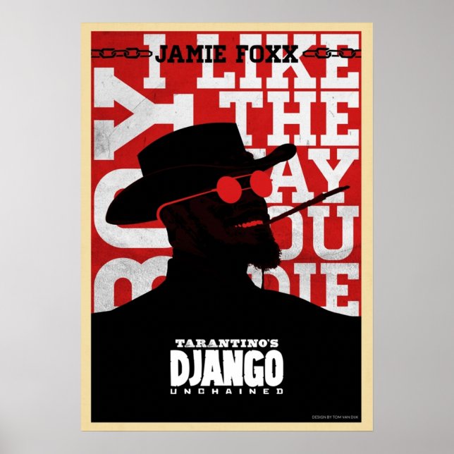 Poster Django Unchained (Frente)