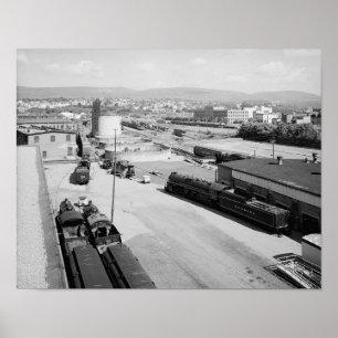 Poster DL & W RR Scranton Pa. Pôster