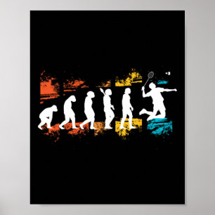 Poster Dminton Player Evolution Shuttle Dminton Racket