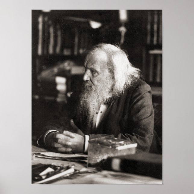 Poster Dmitri Mendeleev (Frente)