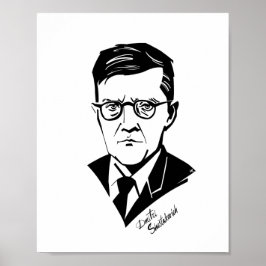 Poster Dmitri Shostakovich