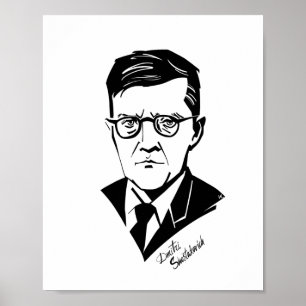 Poster Dmitri Shostakovich