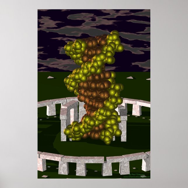 Póster DNA em Stonehenge (Frente)