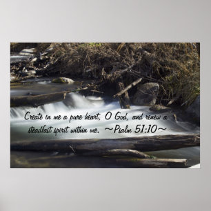Poster do 51:10 do salmo