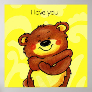 poster do abraço de urso