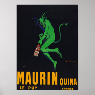 Poster do absinto de Maurin Quina