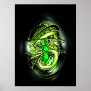 Poster do abstrato da explosão do raio gama