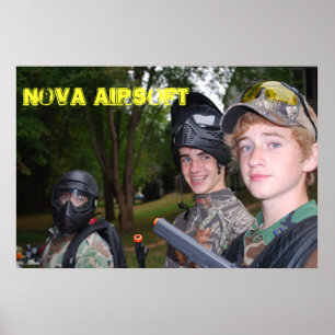 Poster do airsoft da nova