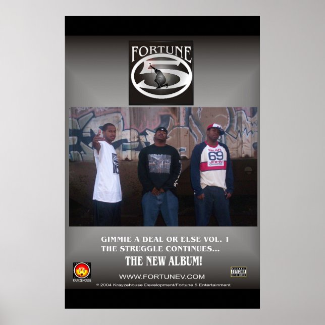 Poster do álbum Fortune 5 (Frente)