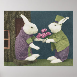 Poster do amor do coelho