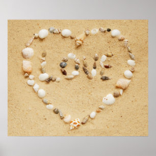 Poster do amor do Seashell