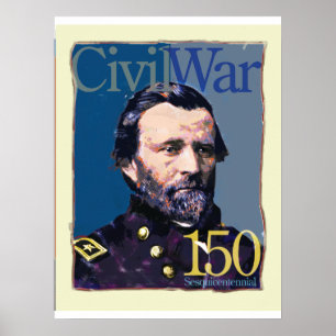 Poster do aniversário da guerra civil 150 de