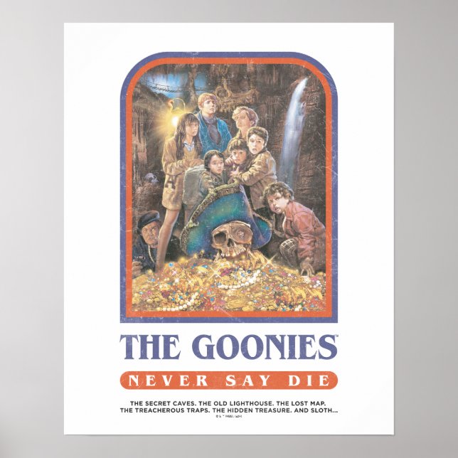 Poster do Aniversário do Tesouro dos Goonies (Frente)