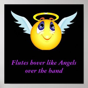 Poster do anjo da flauta