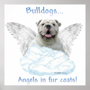 Poster do anjo do buldogue