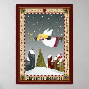Poster do anjo do Natal