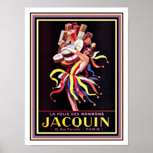 Poster do anúncio de Cappiello para bombons de