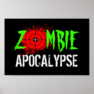 Poster do apocalipse zombie
