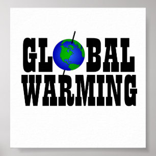 Poster do aquecimento global