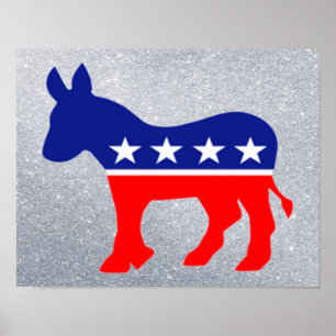 poster do asno da democrata