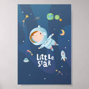 Poster do Astronauta da Pequena Estrelinha