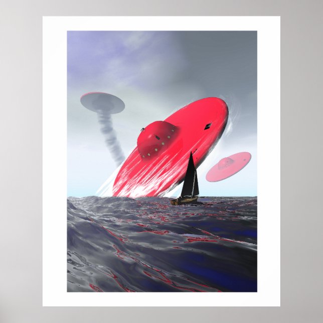 Poster do Ataque de Molho Vermelho (Frente)