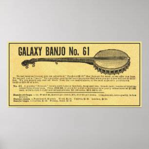 Poster do banjo da galáxia