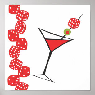 Poster do bar de Martini