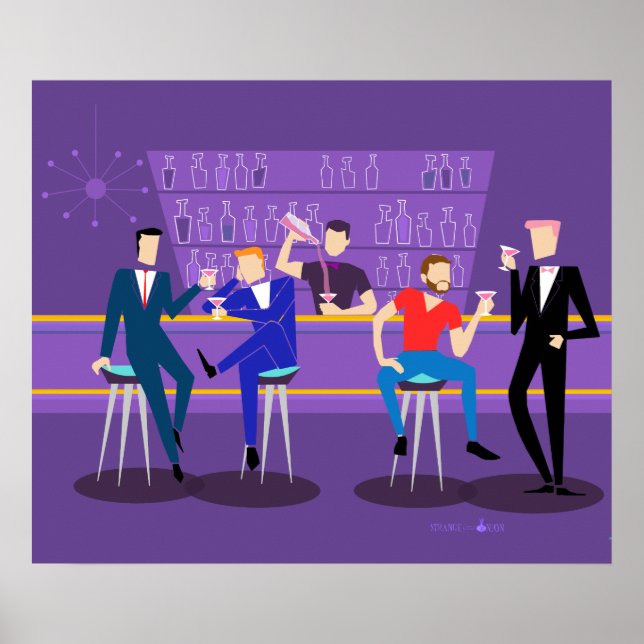 Poster do Bar retroGay (Frente)