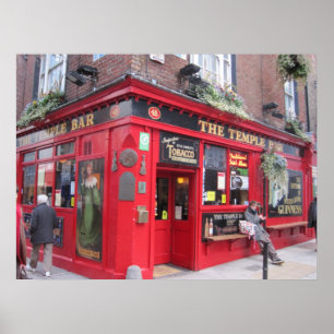 Póster Do "bar templo" -- Dublin, Ireland