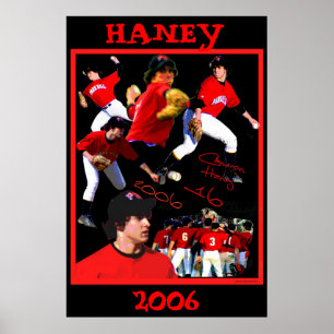 Poster do basebol de Haney