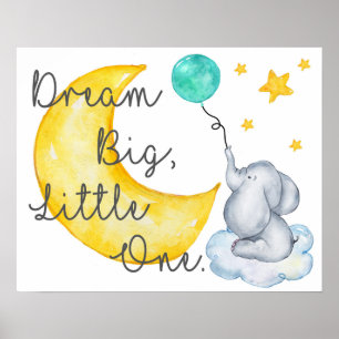 Poster do berçário do elefante