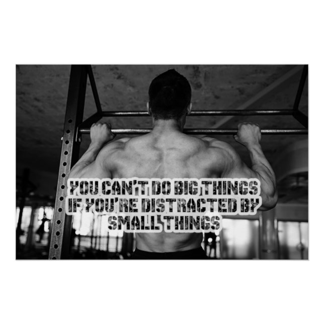 Póster Do Big Things Motivational Poster (Frente)