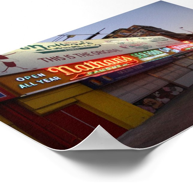 Poster do cachorro quente de Nathan (Borda)