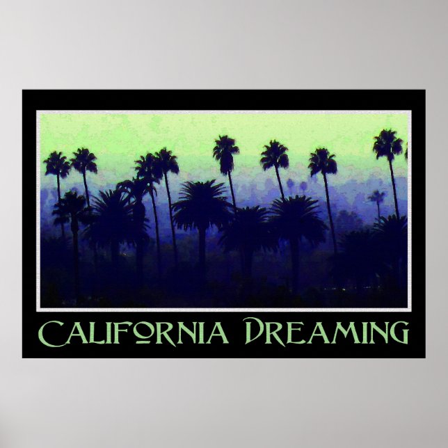 Poster do California Dreaming 36 x 24 (Frente)