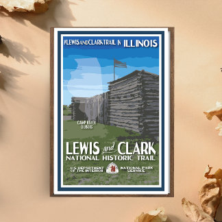 Poster do Caminho Histórico Nacional Lewis e Clark