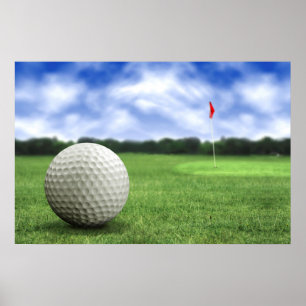 Poster do campo de golfe