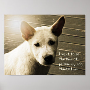 Poster do cão, o presente do amante do cão