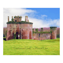 Poster do castelo de Caerlaverock, escocês Maxwell