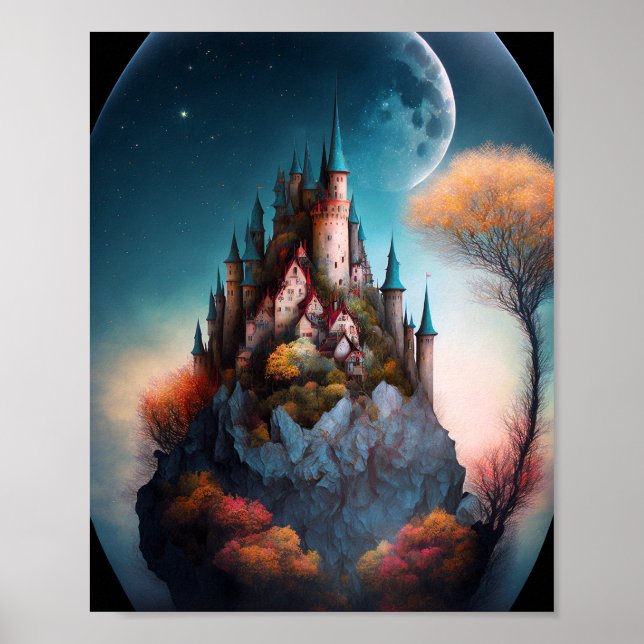 Poster do Castelo de Fantasia Magical (Frente)