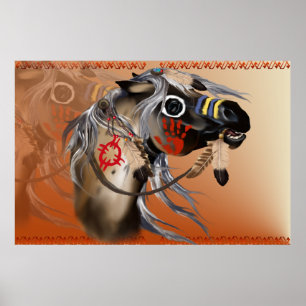 Poster do cavalo de guerra