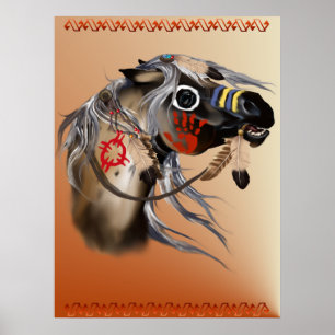 Poster do cavalo de guerra