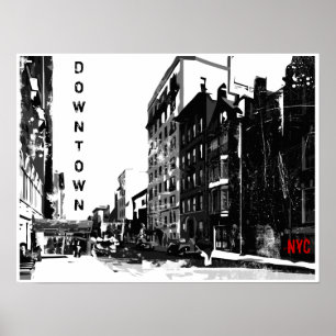 Poster do centro de Manhattan