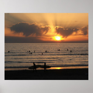 Poster do céu do surf